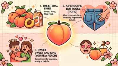 A Peach Emoji Mean