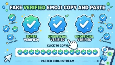 Fake Verified Emoji Copy And Paste